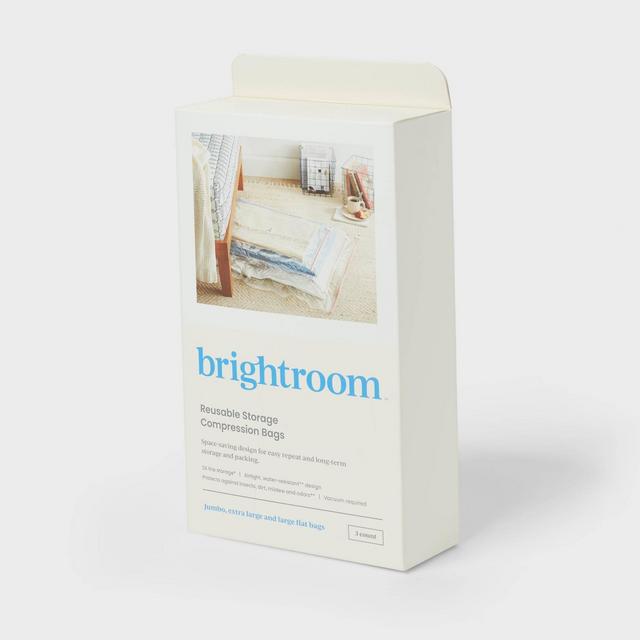 3pc Compression Bags Set Clear - Brightroom™