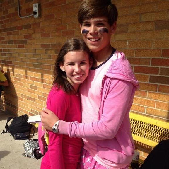 1 month anniversary and pink out homecoming day, 2013