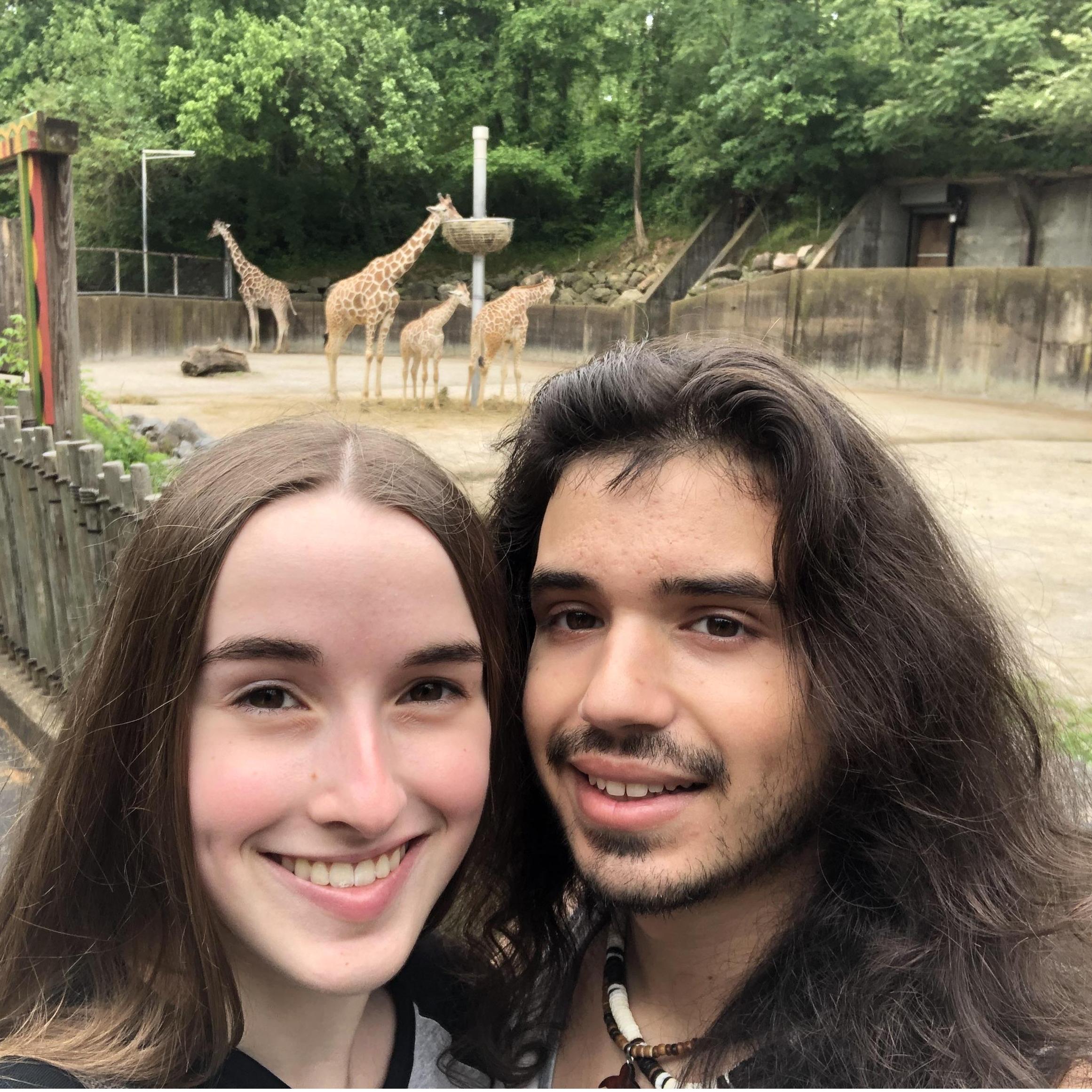 This photo was taken during our first visit to the Memphis Zoo. - May 3, 2019