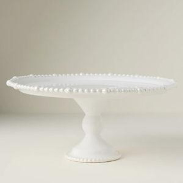 Perla Stoneware Cake Stand