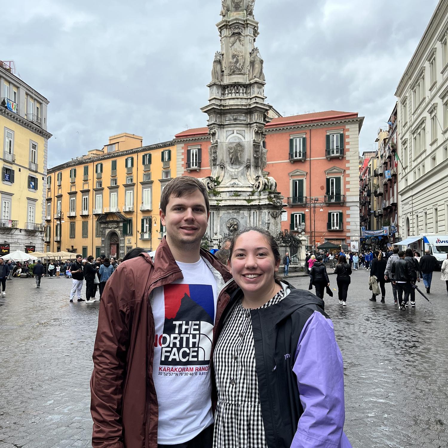 The ending spot of our Naples food tour (Italy, May 2023)