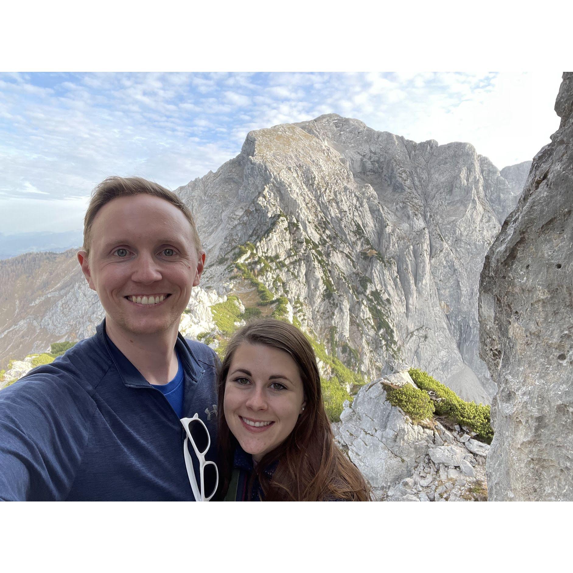 Anna traveled to meet Michael in Germany! He was there for 7 weeks on business. Together, they visited 6 different cities in Germany. Their favorite place was the mountains of Berchtesgaden!