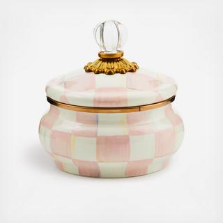 Rosy Check Squashed Pot