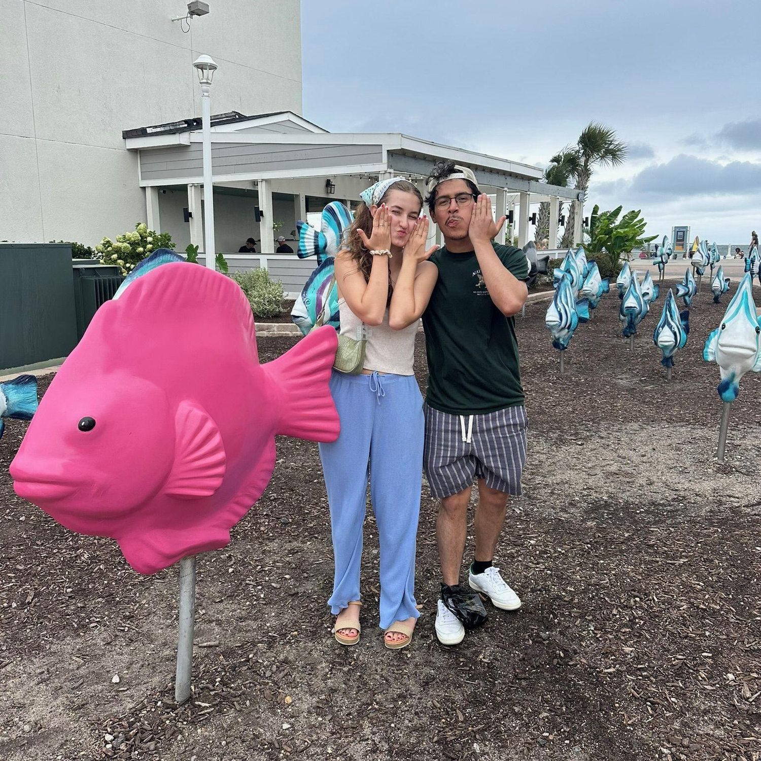 We wanted to match with the fish