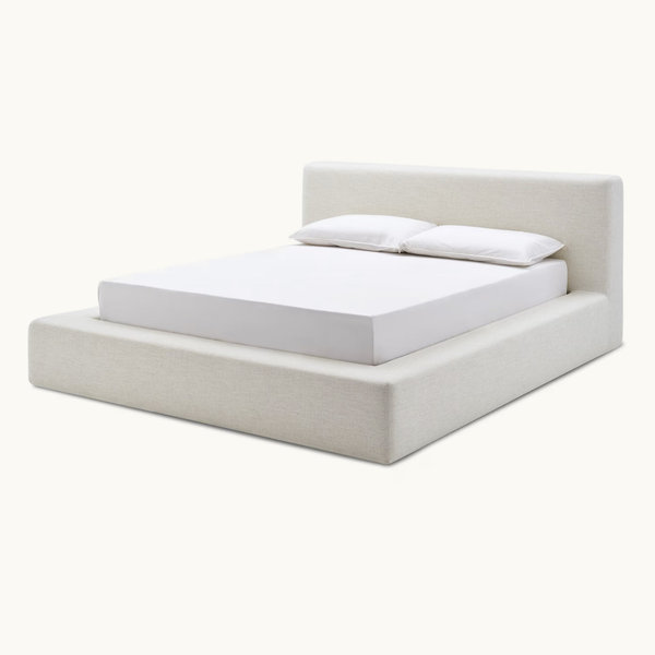 Dawson Storage Bed-King, color “cream”