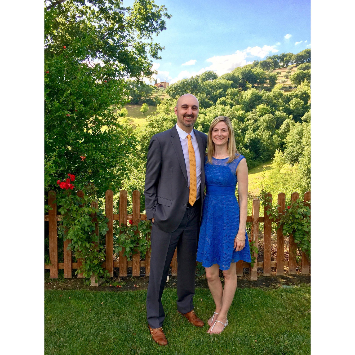 At a wedding in Perugia, Italy. July, 2017.