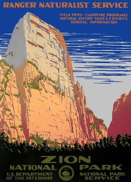 Zion National Park Poster