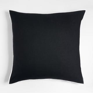 Merrow Stitch Organic Cotton Throw Pillow Cover