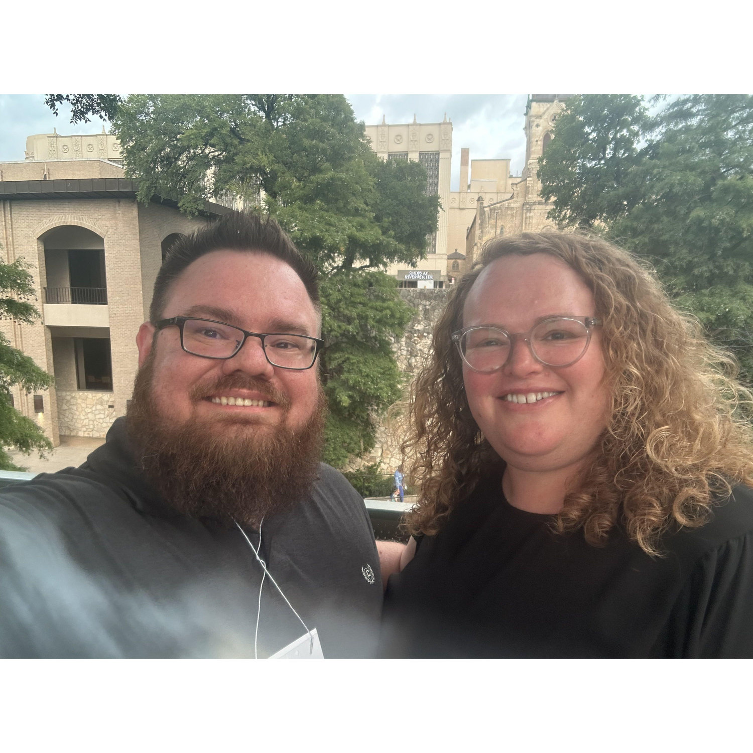 Hanging out at the riverwalk in San Antonio - one of our favorite places in TX.