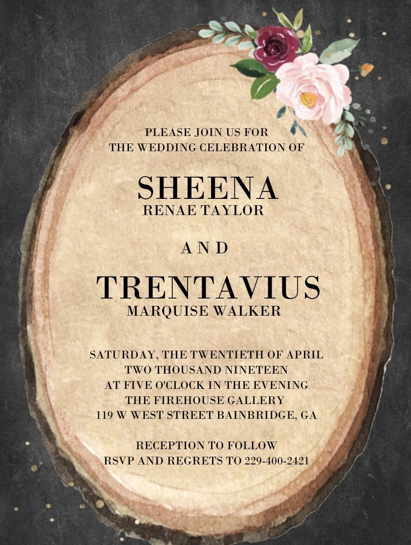 The Wedding Website of Sheena Taylor and Trentavius Walker