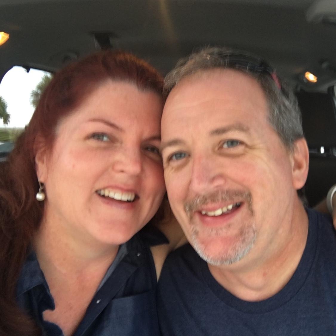 Our first photo together in May of 2016.