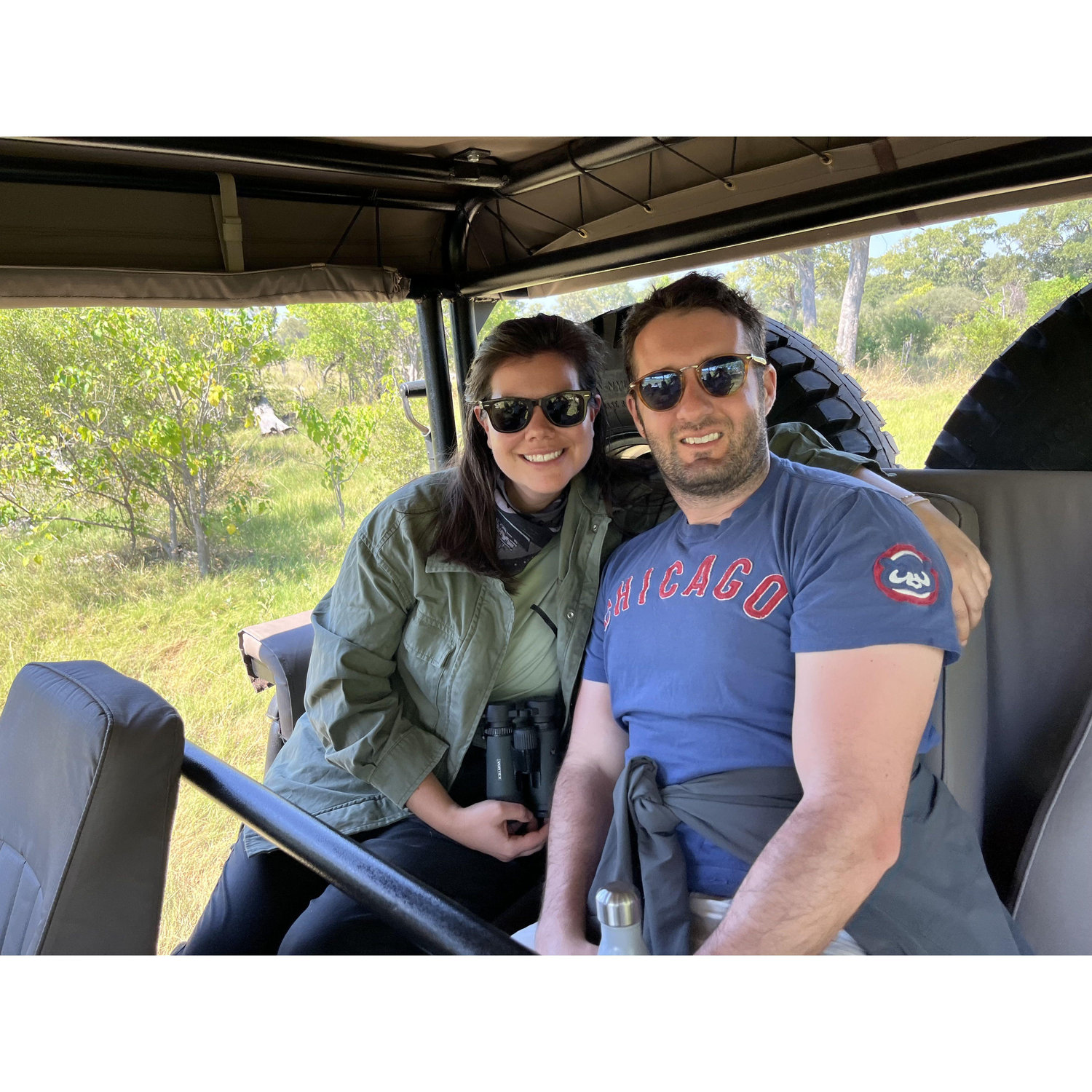 On safari in the Okavango Delta in Botswana.