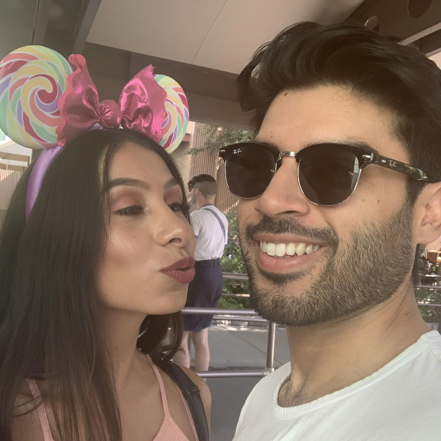 First Disneyland trip as a couple.