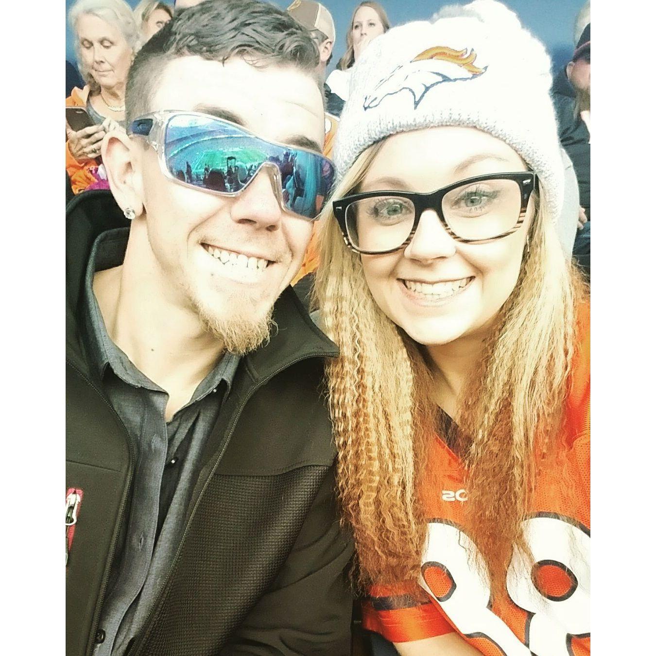Our first football game
