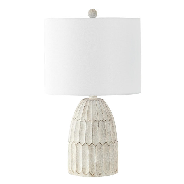 Ronken Table Lamp - 22 Inch Height - TBL4426 - Antique White - Safavieh