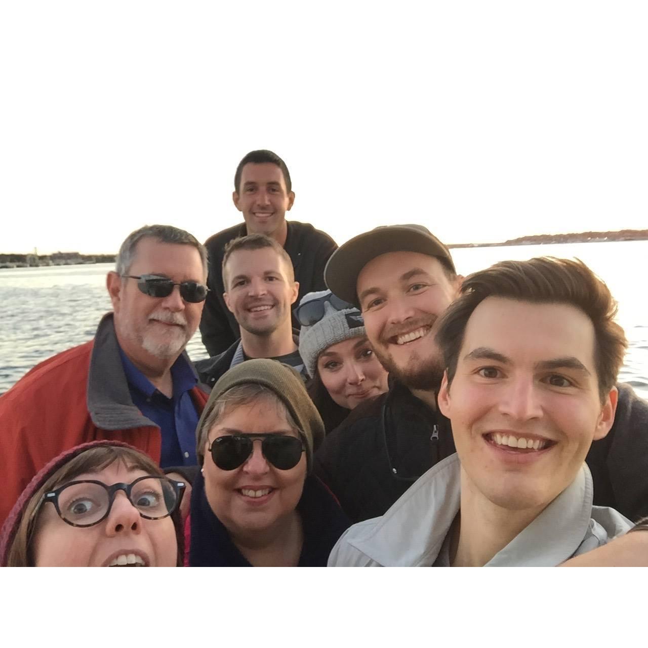 All the lovlies who were in on the proposal!