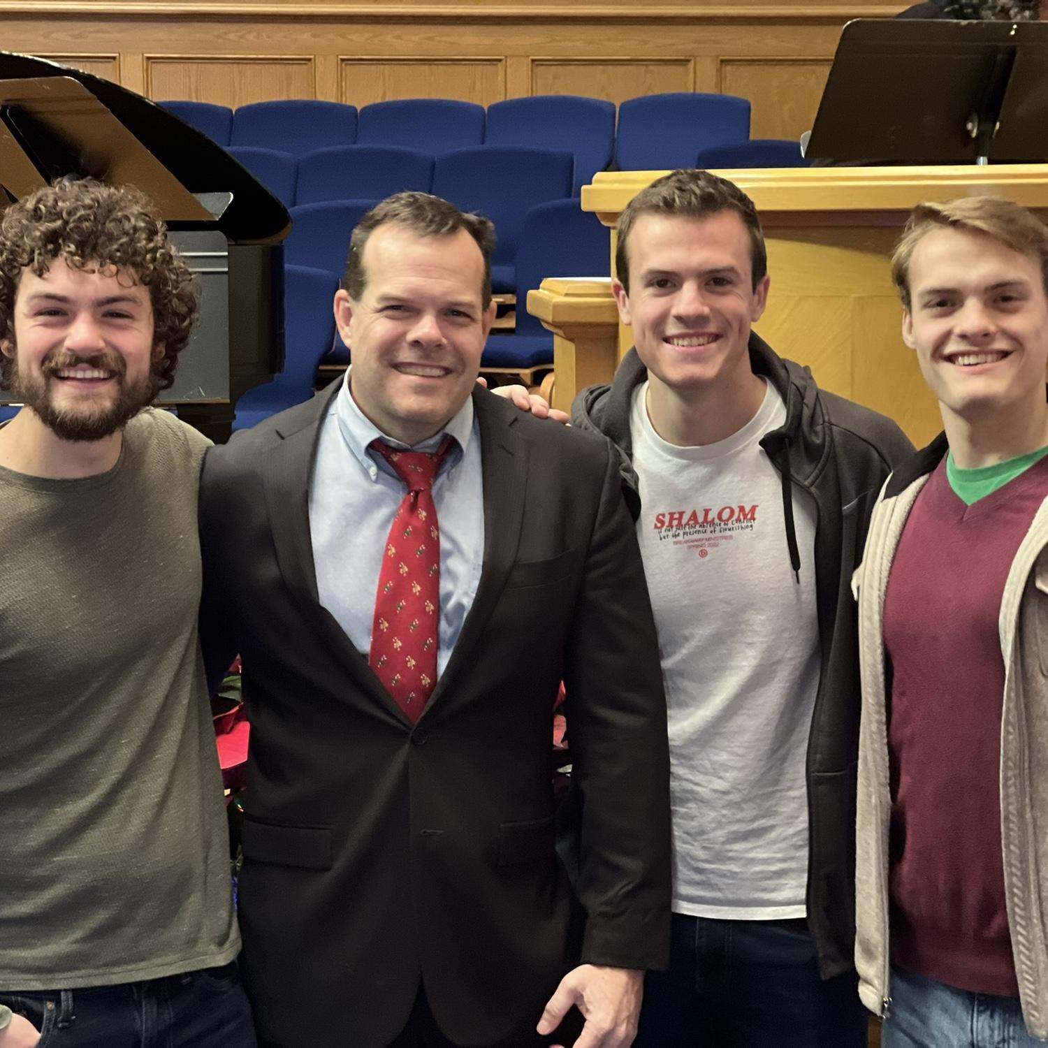 Jace and boys - Christmas at First Presbyterian 2022