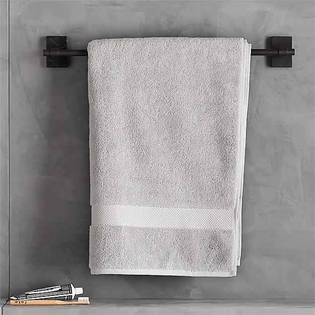 Slattery Silver Grey Bath Towel
