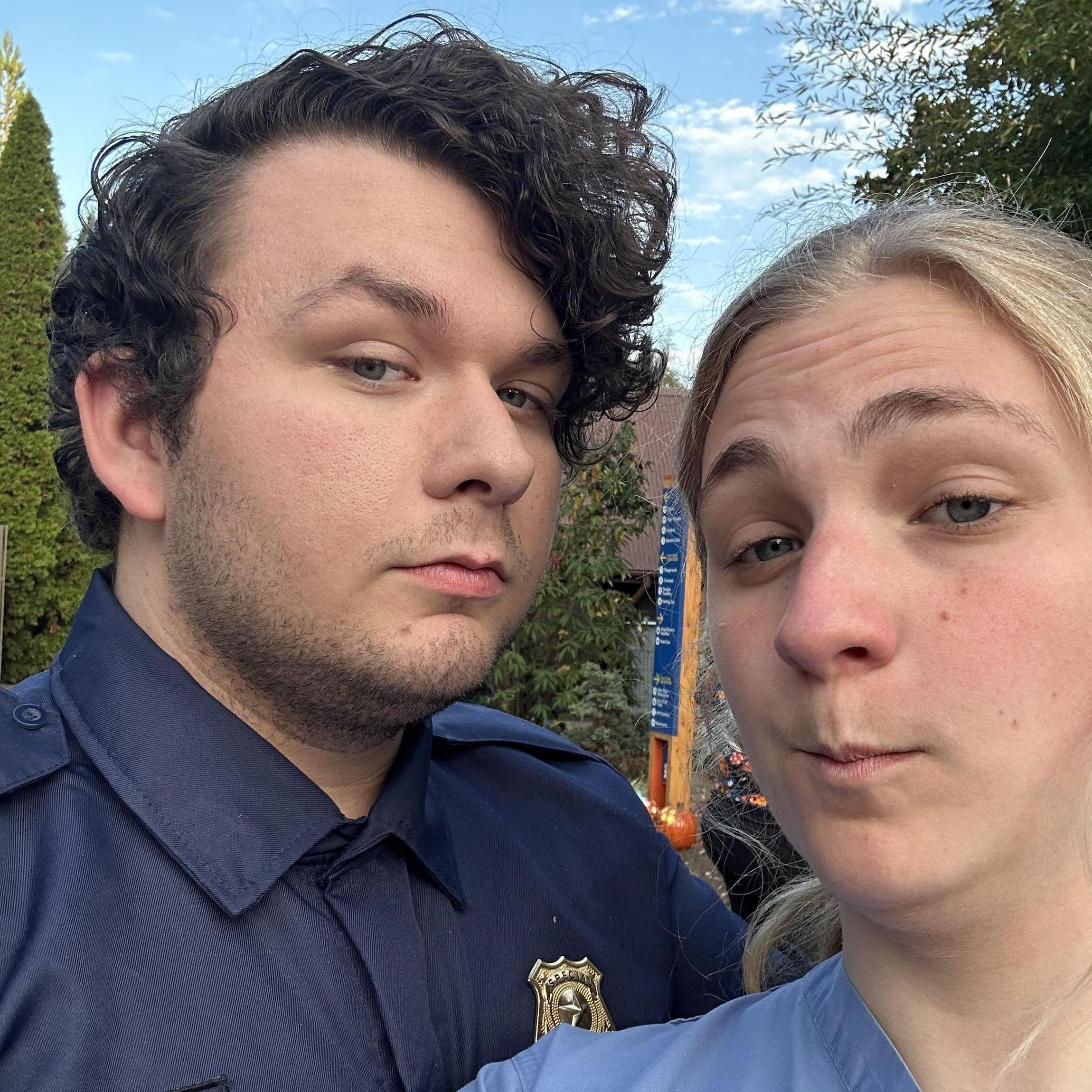 We snapped a cute little selfie at Boo at the Zoo last year! :)