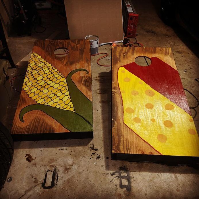 Becca and Neal's first collab project. He's cheesy and she's corny.