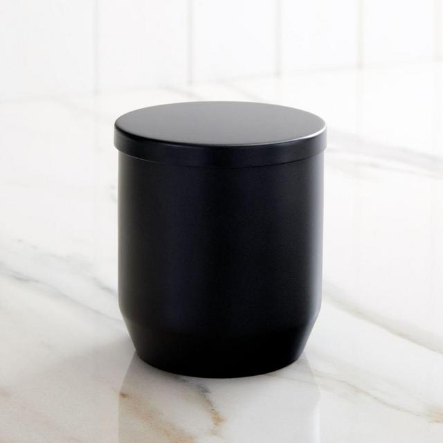Caspian Bath Accessories, Canister with Lid, Stainless Steel, Dark Bronze