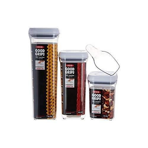 OXO Good Grips 3 Piece Pop Container Set with Scoop