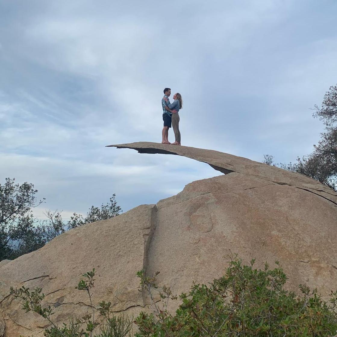 Right after Mick popped the question!!💍