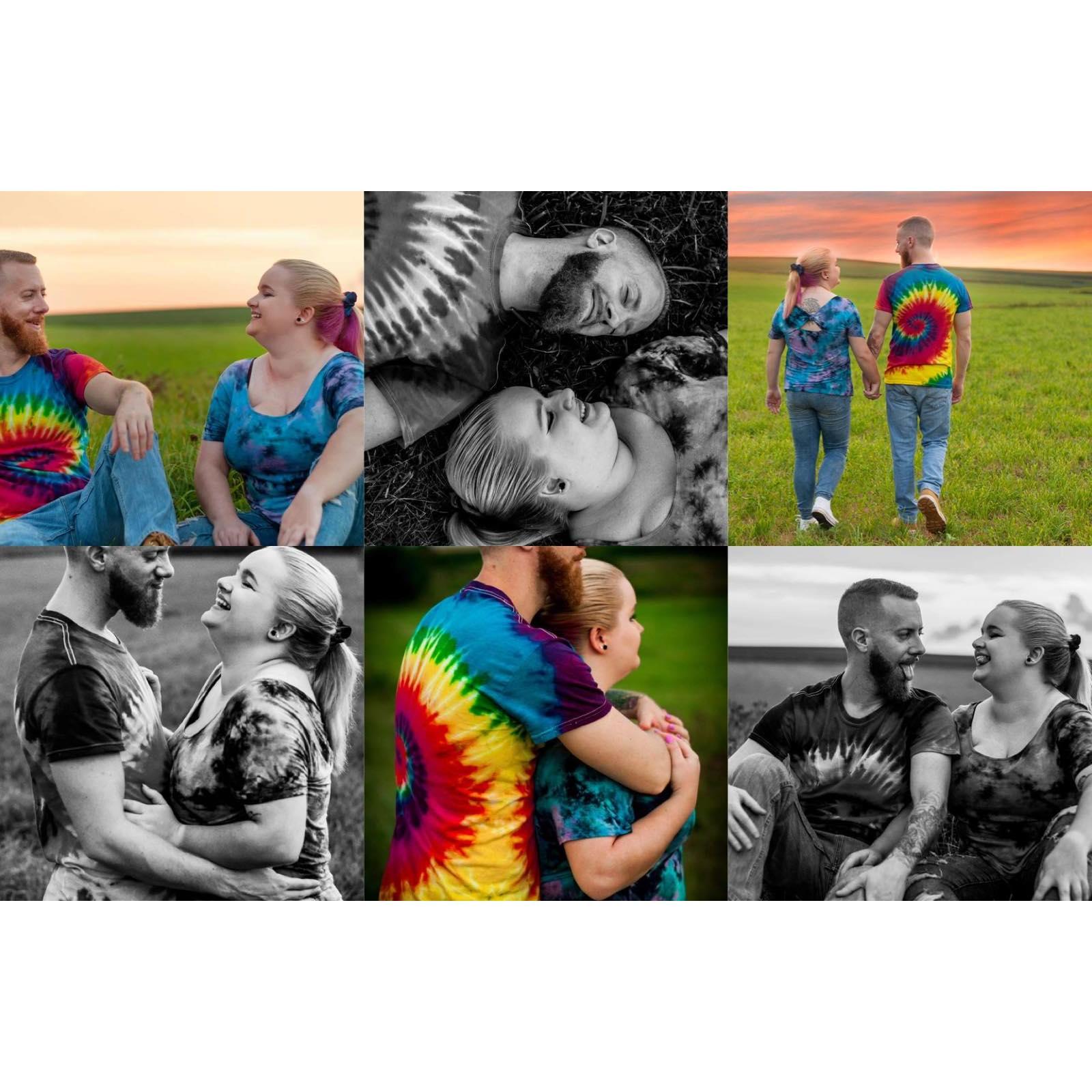 Our first set of professional pictures, Celebrating our first year together!