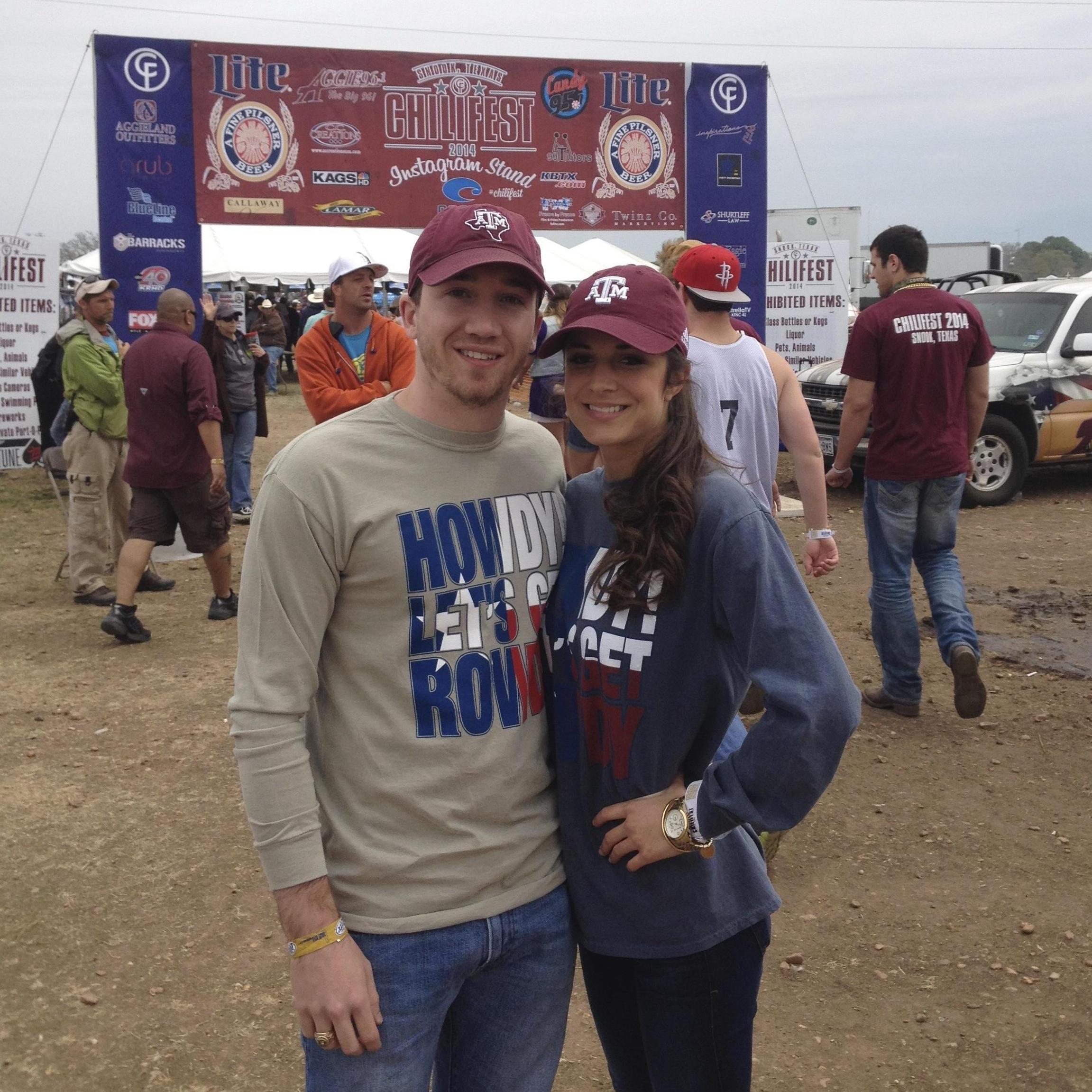 Our last Chilifest and only a few months of dating.