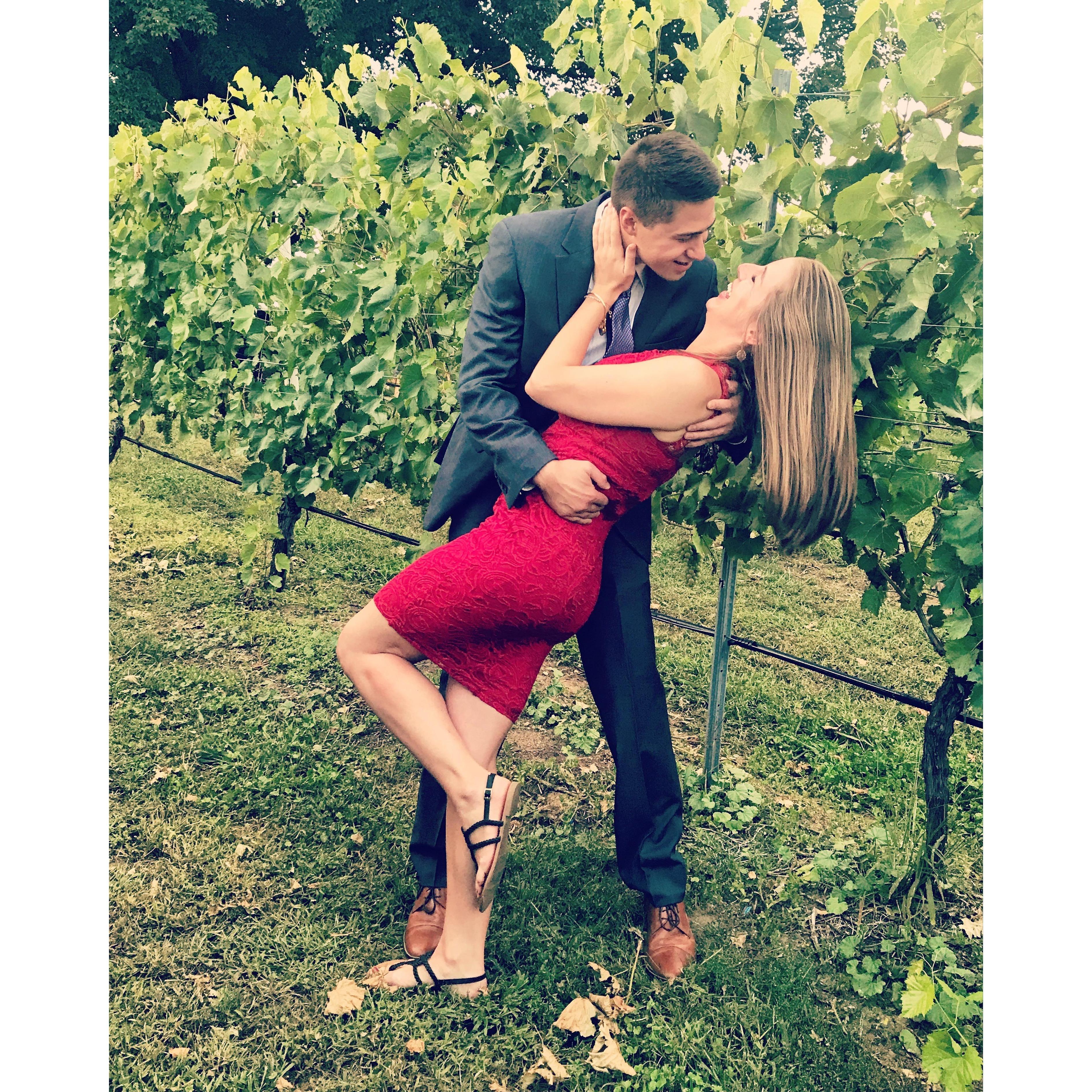Dip kisses in New Hampshire