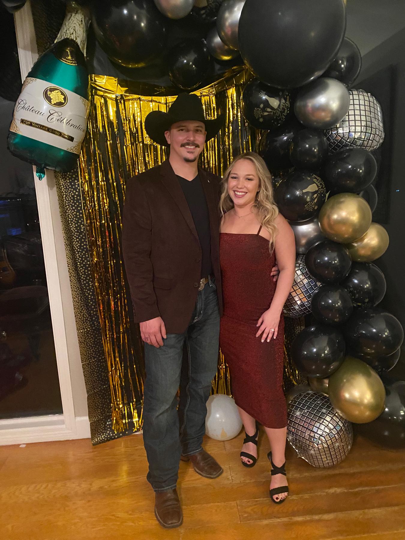December 2021/ January 2022 - New Years Eve. Went into 2021 as a girlfriend, came out as a fiancé💍