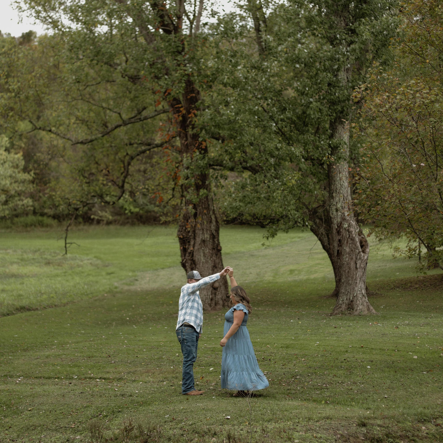 Moments before the proposal!