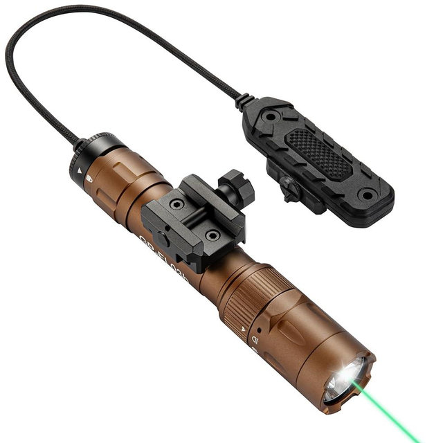 3000 Lumen Aluminum Tactical Flashlight with Laser Combo, Picatinny/MLOK Rifle Light, Magnetic Charging & Remote Switch | 2.5H Runtime, IPX7 Waterproof, 500m Beam for AR-15, Hunting, Home Defense