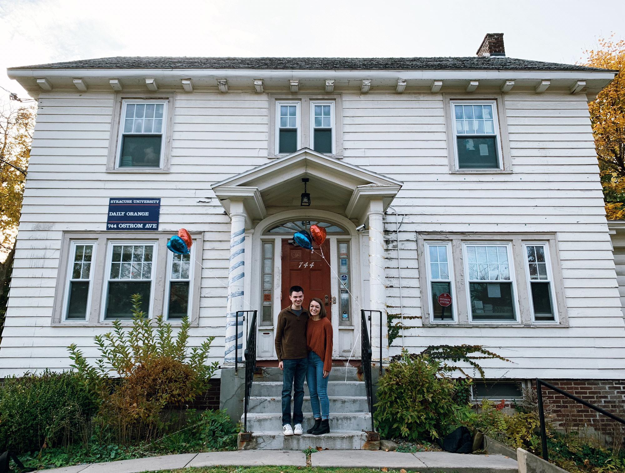 October 2019 / Back to visit The Daily Orange, where we met