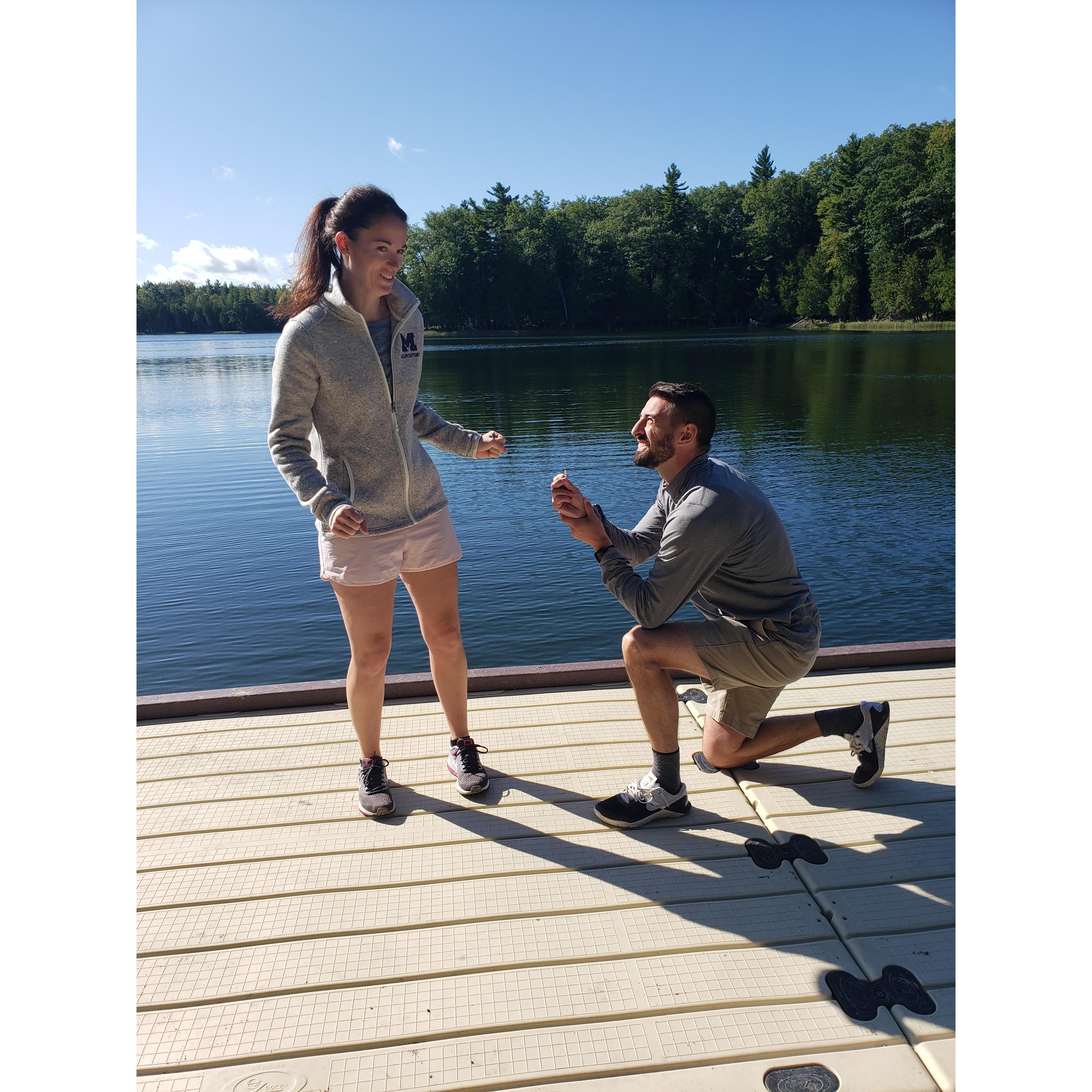 Popping the question!!