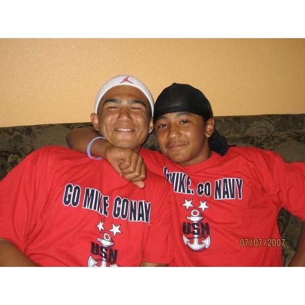 Christian and I the week before I left for Bootcamp!