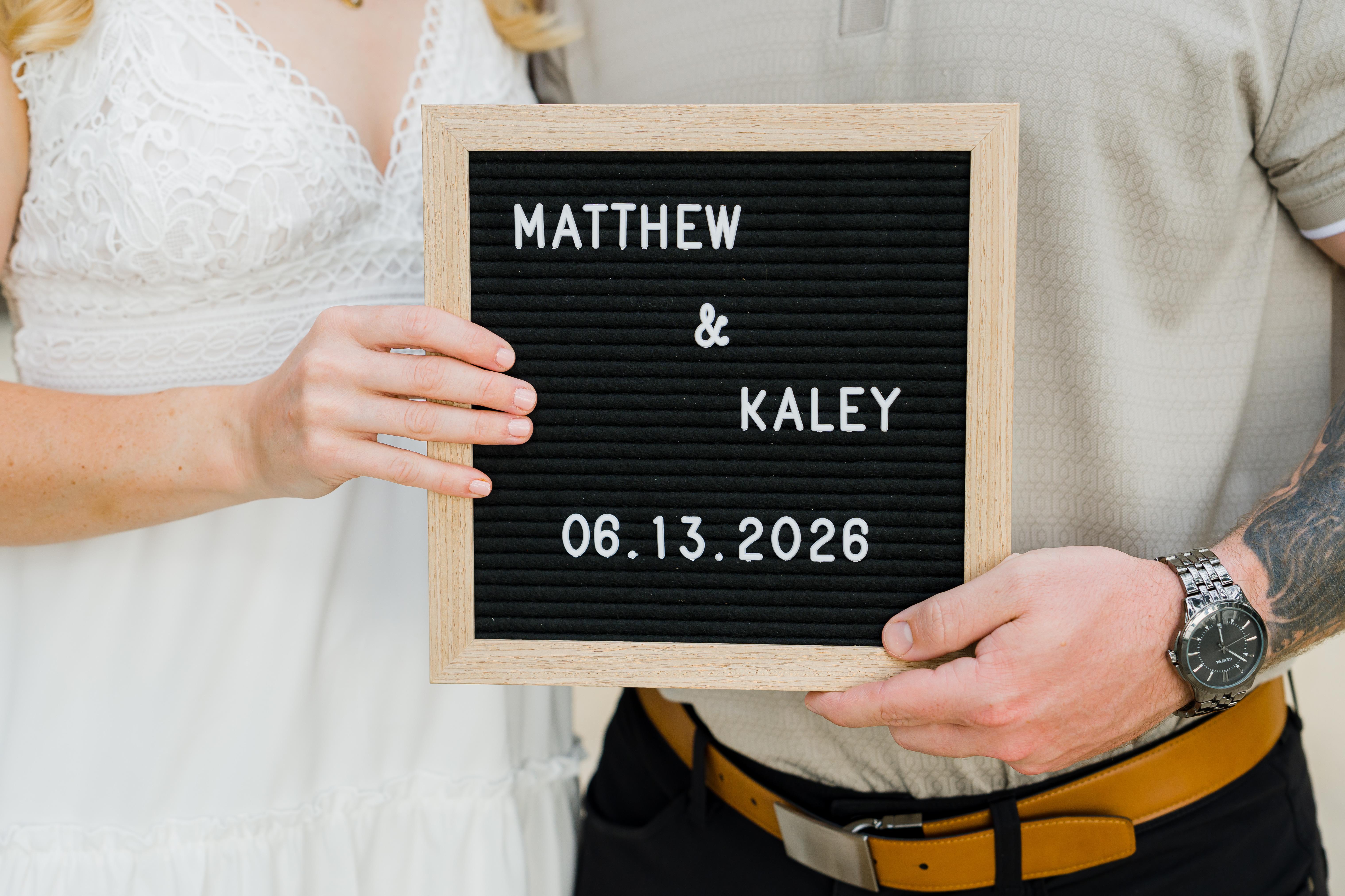 The Wedding Website of Kaley Mudge and Matthew Winfrey