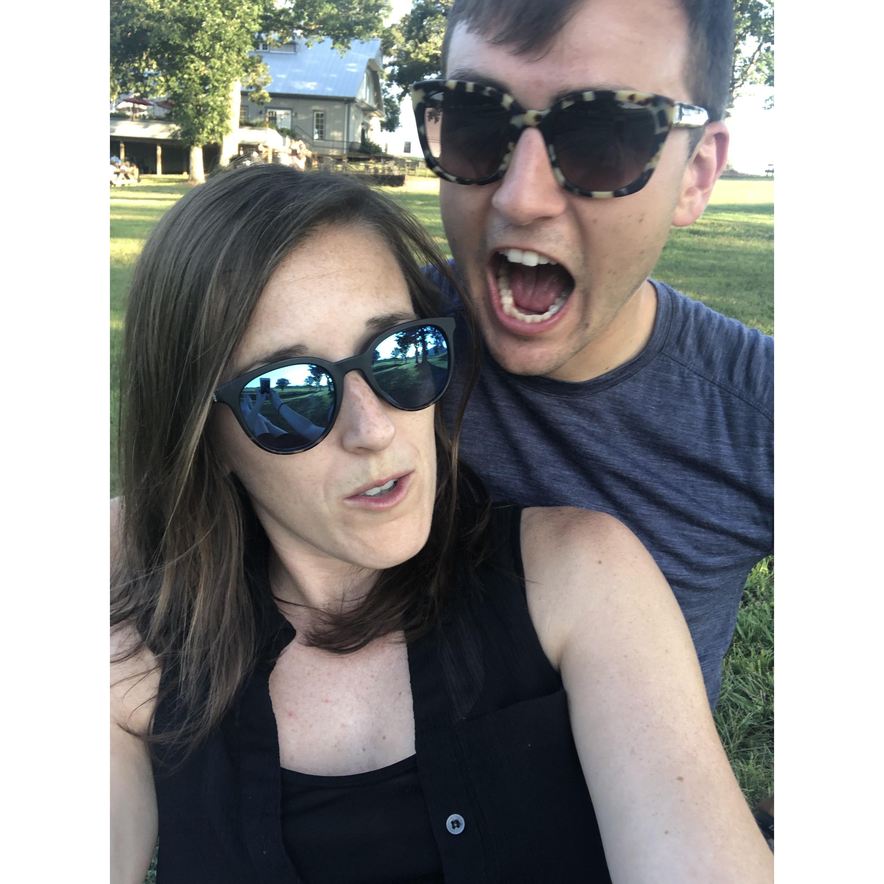 Another day, another attempt to convince Jimmy tortoiseshell sunglasses are a lewk for him