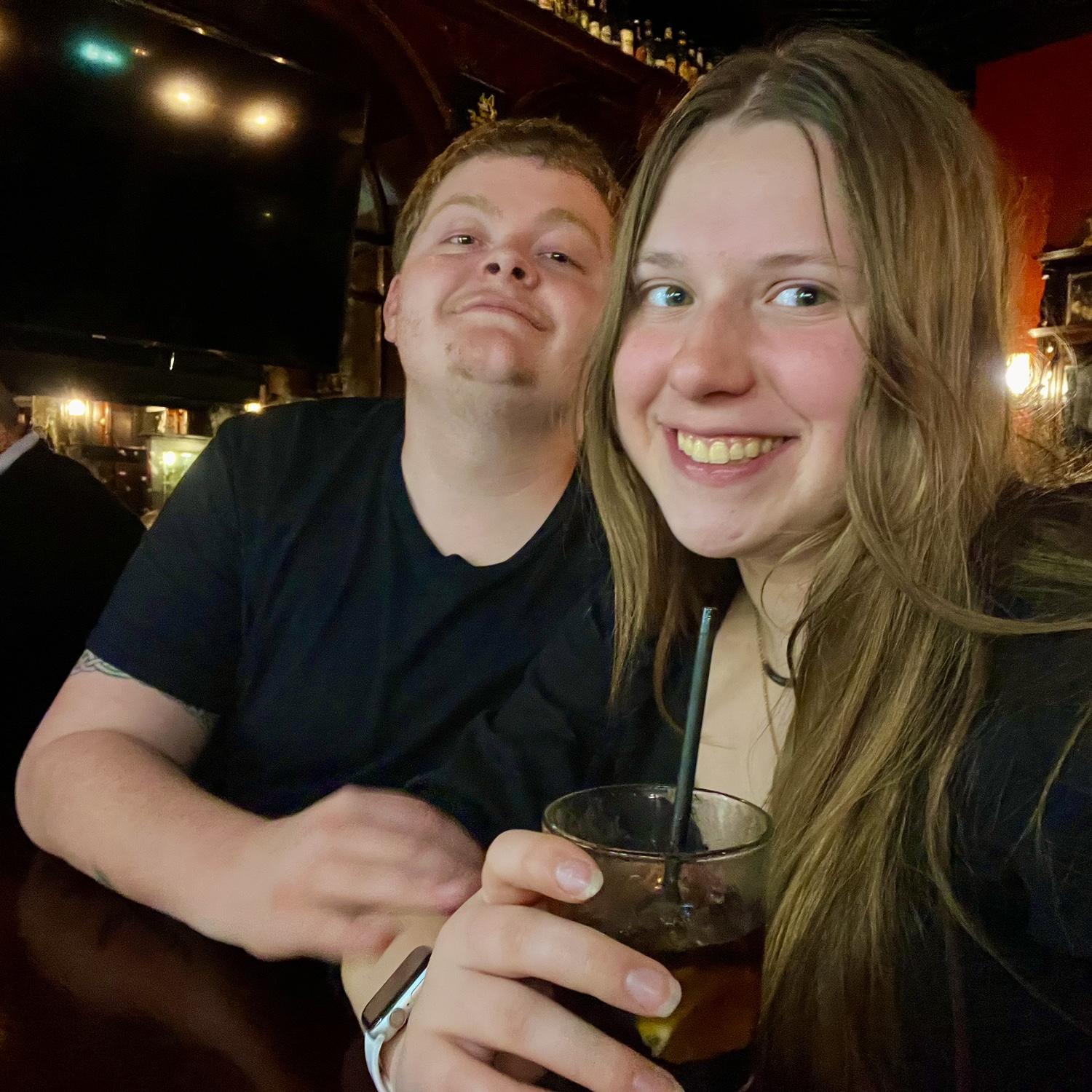 Our last night in Belfast, Northern Ireland at a local pub recommended by a local.