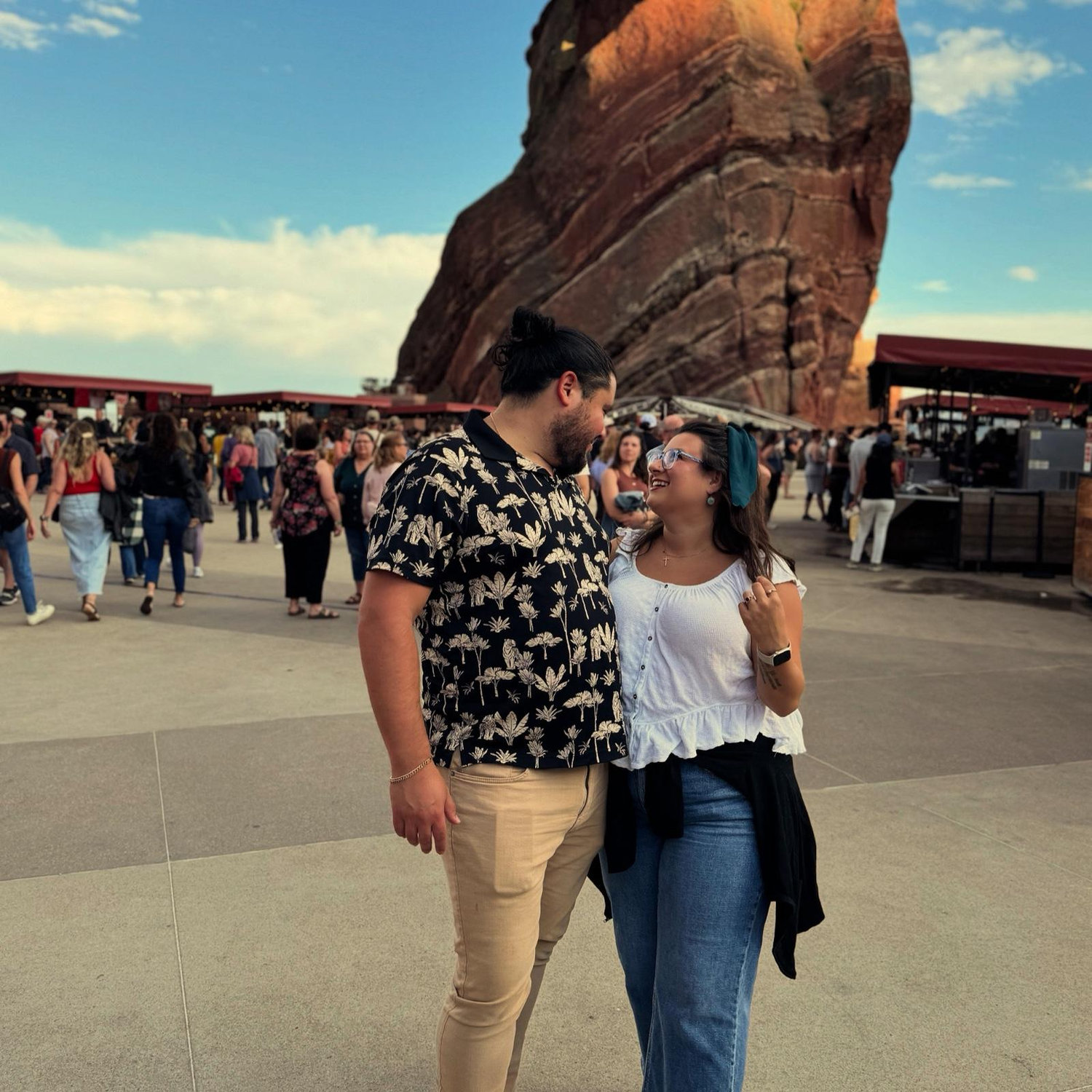 Georgia's mom came to visit CO, so of course, we had to take her to Red Rocks!