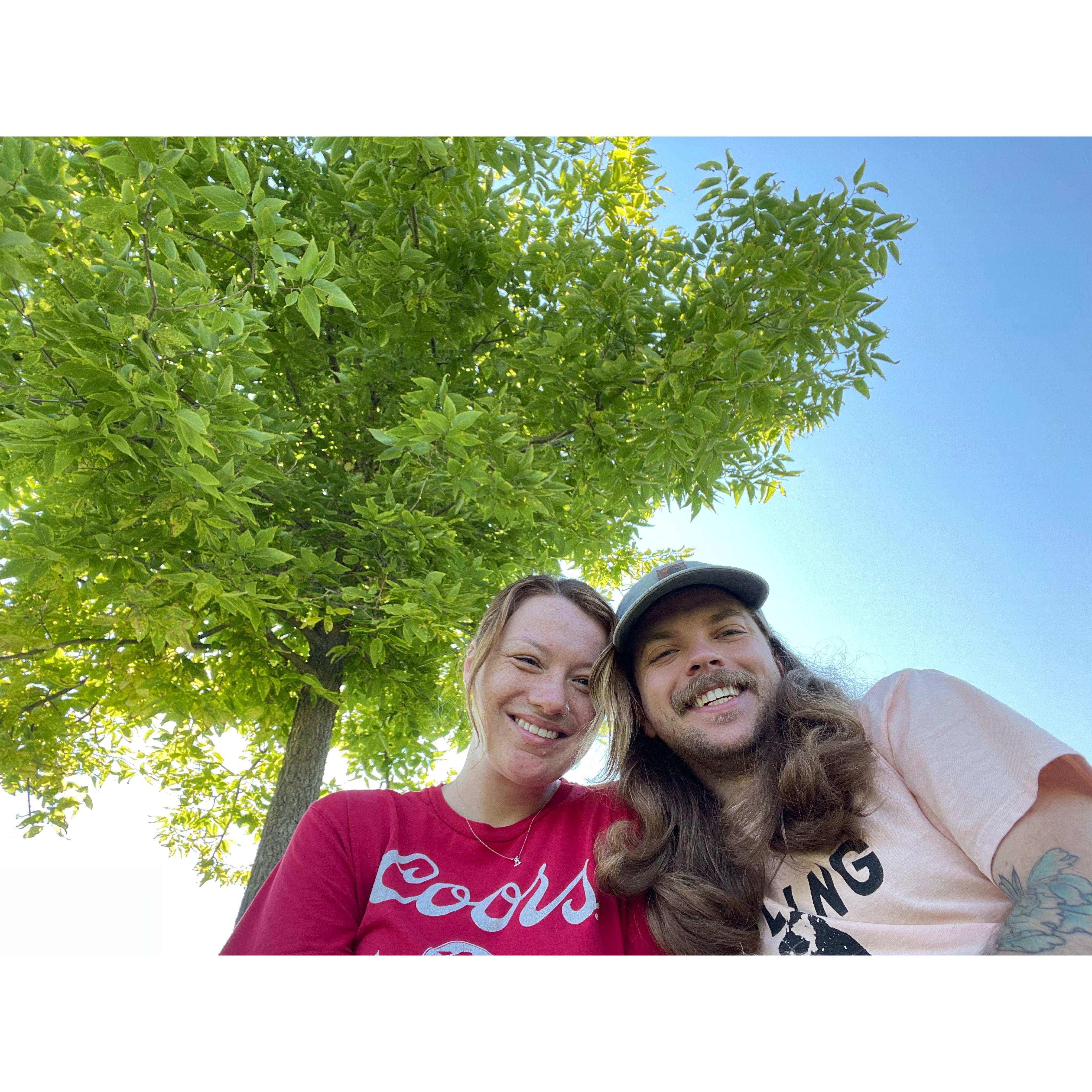 The very first picture we ever took together - September 5, 2021.