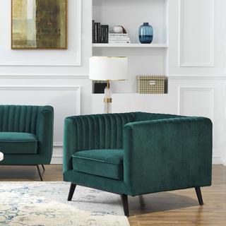 Vandam 1-Seat Velvet Armchair