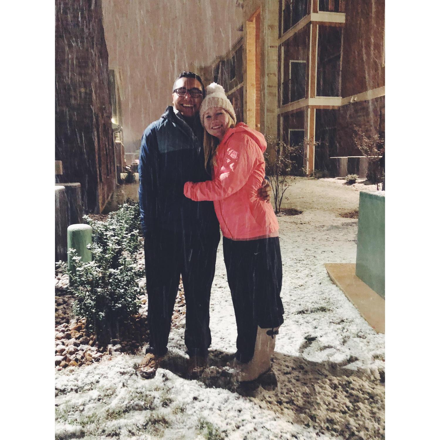 SNOW in Texas! 2017