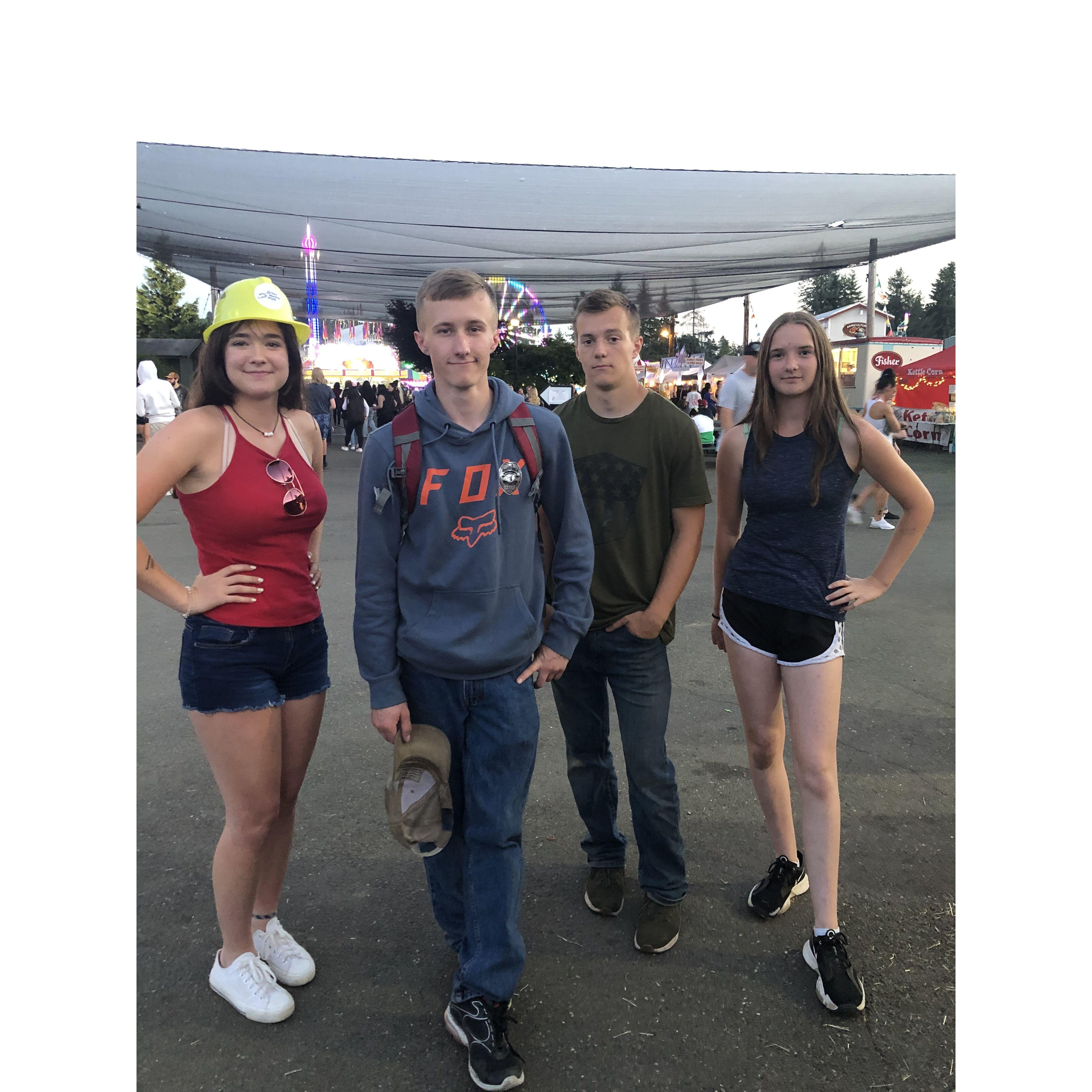 Our very first fair picture together a month before we started dating.