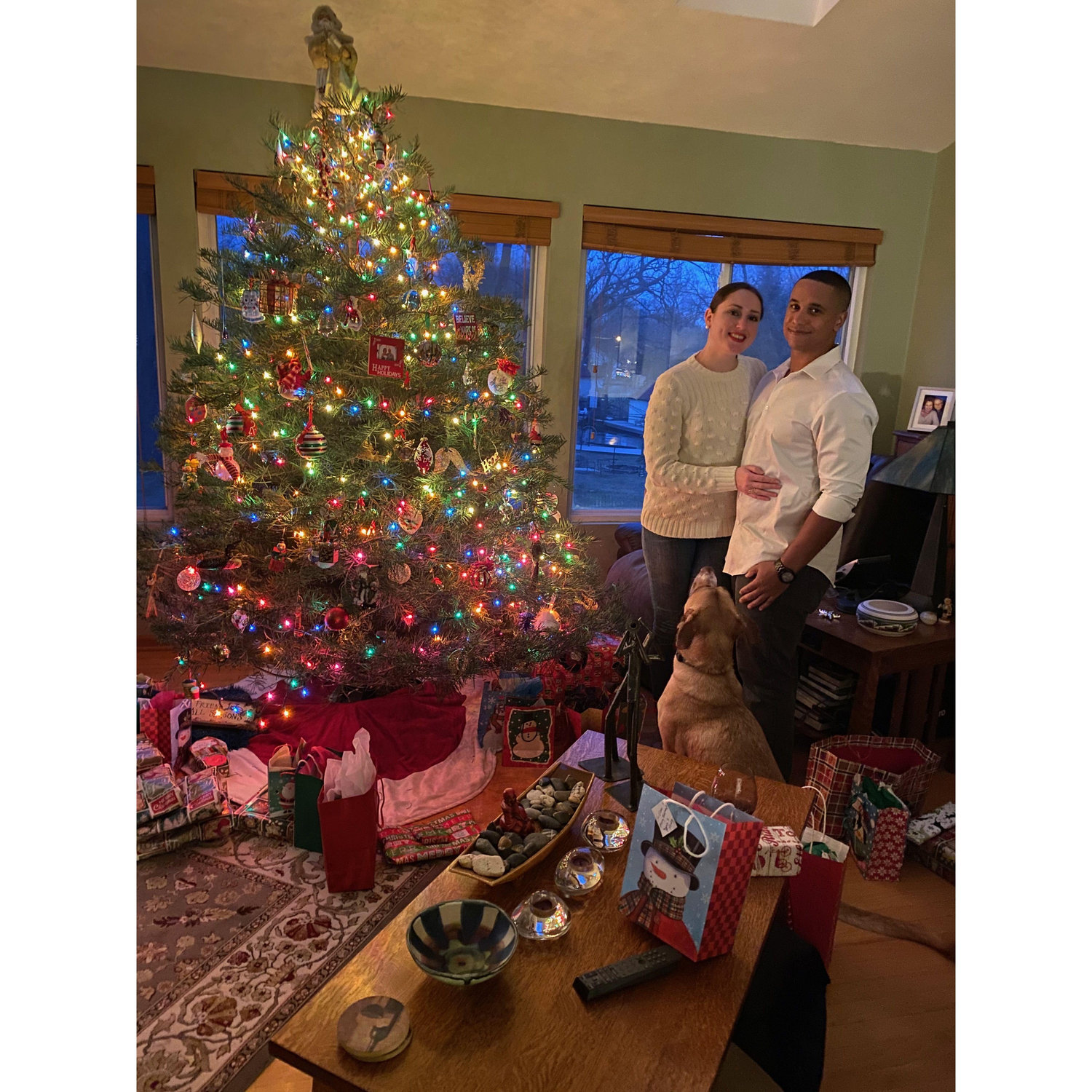 Christmas with Melissa's family in Chicago.