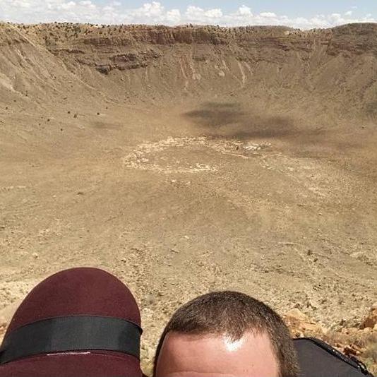 Meteor crater