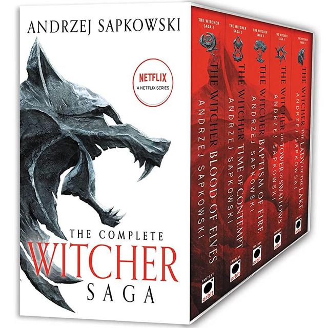 The Witcher Boxed Set: Blood of Elves, The Time of Contempt, Baptism of Fire, The Tower of Swallows, The Lady of the Lake