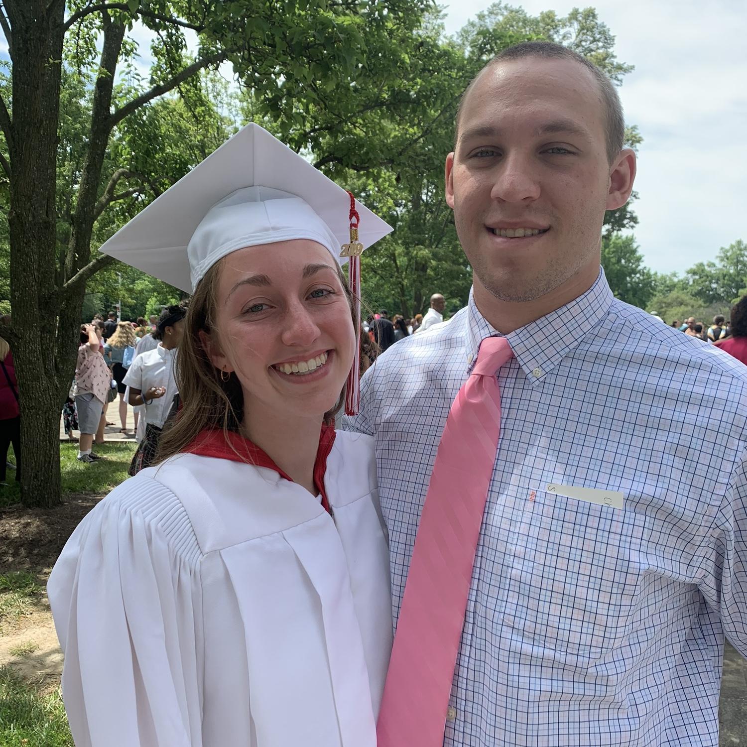 Sarah’s graduation from Mercy High School