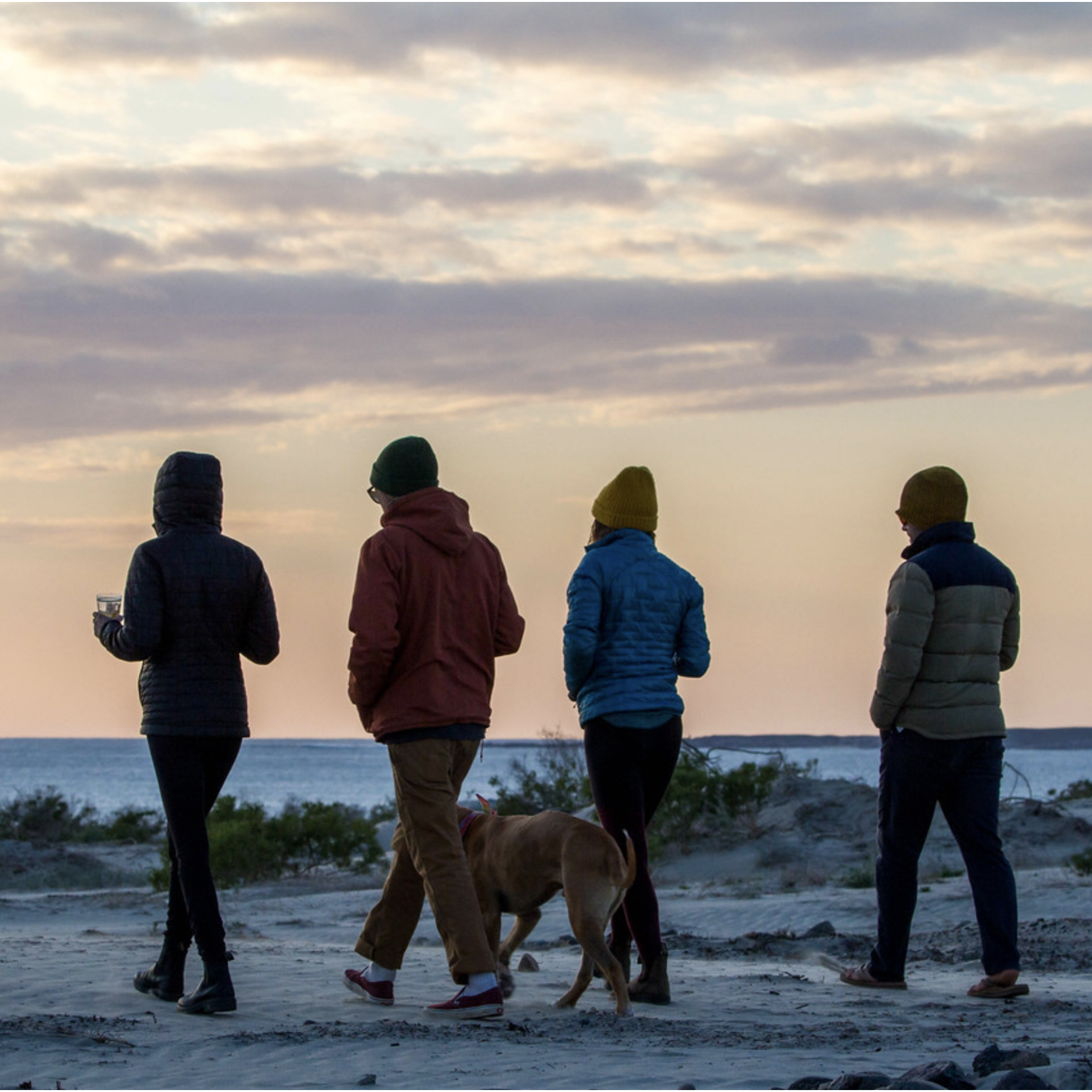 Sunset walk in Baja, Mexico