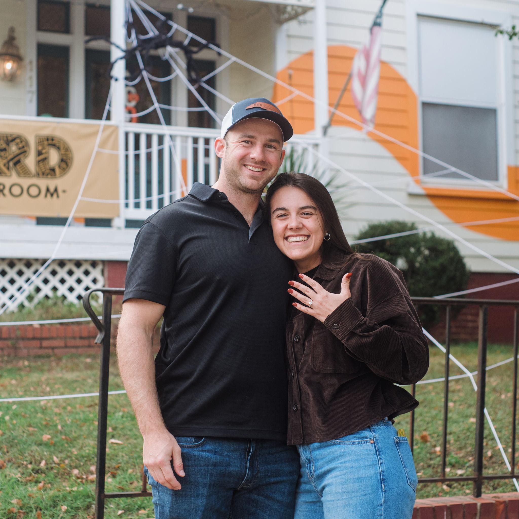 We got engaged on 10/26/25 at an escape room in downtown Raleigh!